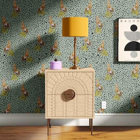 Cheryl Cheetah Wallpaper (Lichen)