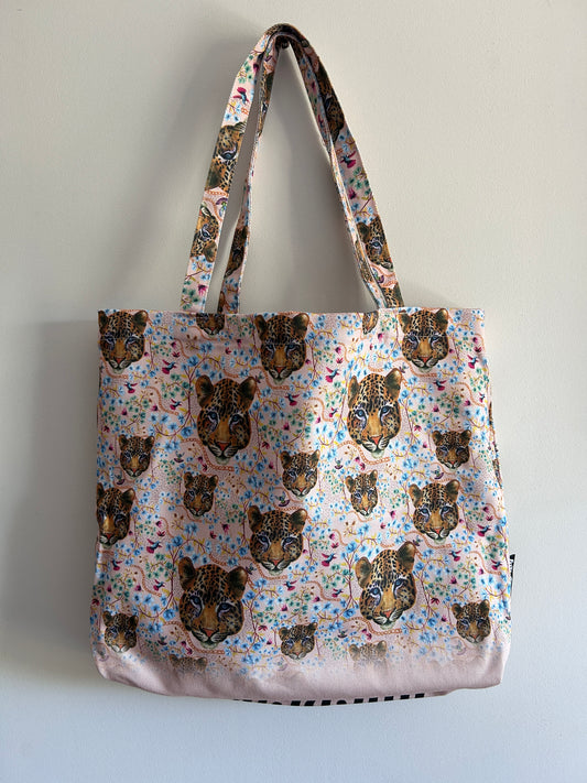 Lillian Leopard Tote Bag (Blush)
