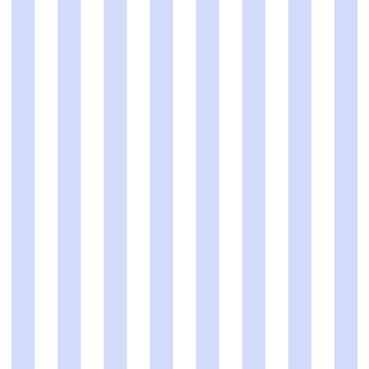 Small 3.25cm Stripe Wallpaper (Dusky Blue & White)