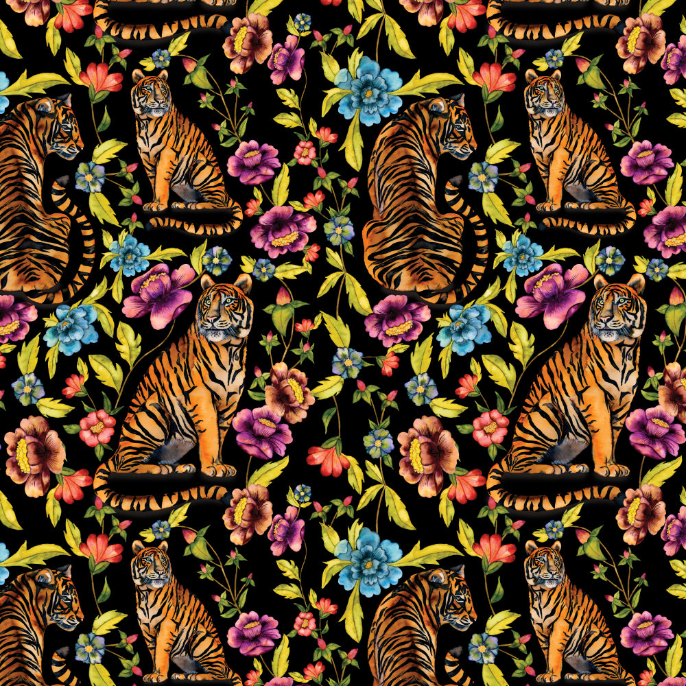 Trisha Tiger A3 Wallpaper Sample (Black)