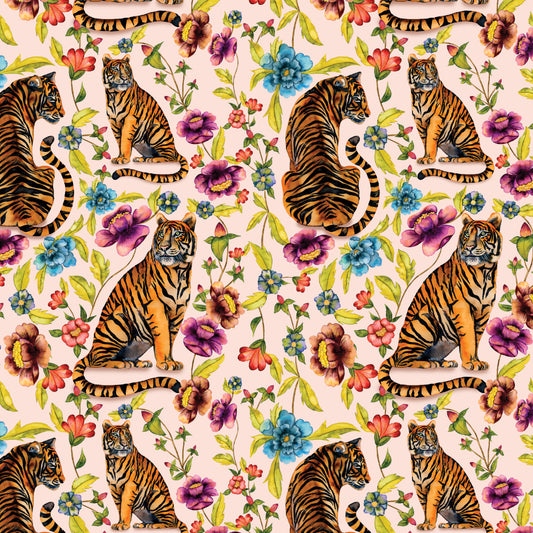 Trisha Tiger Wallpaper (Pink)