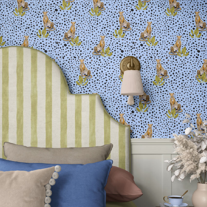 Cheryl Cheetah Wallpaper (Various Colours)