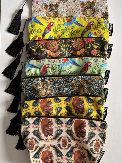 Pierre Parrot Large Zip Pouch (Mint)