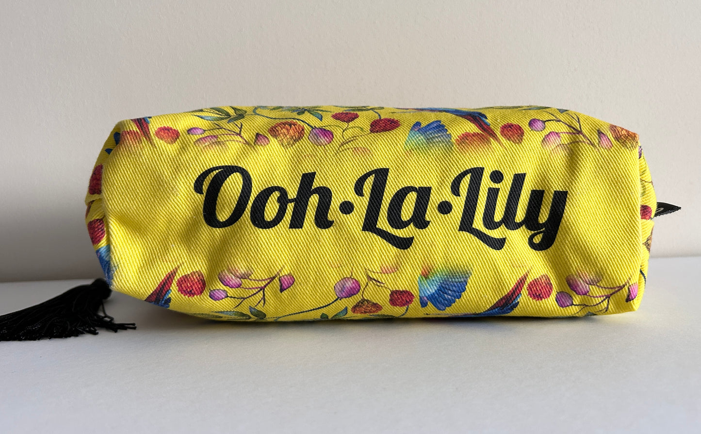 Pierre Parrot Large Zip Pouch (Yellow)