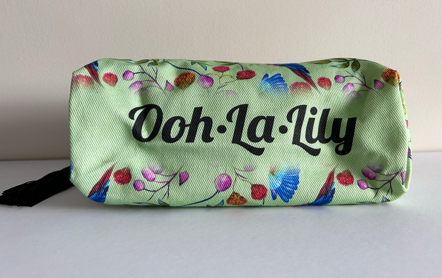 Pierre Parrot Large Zip Pouch (Mint)